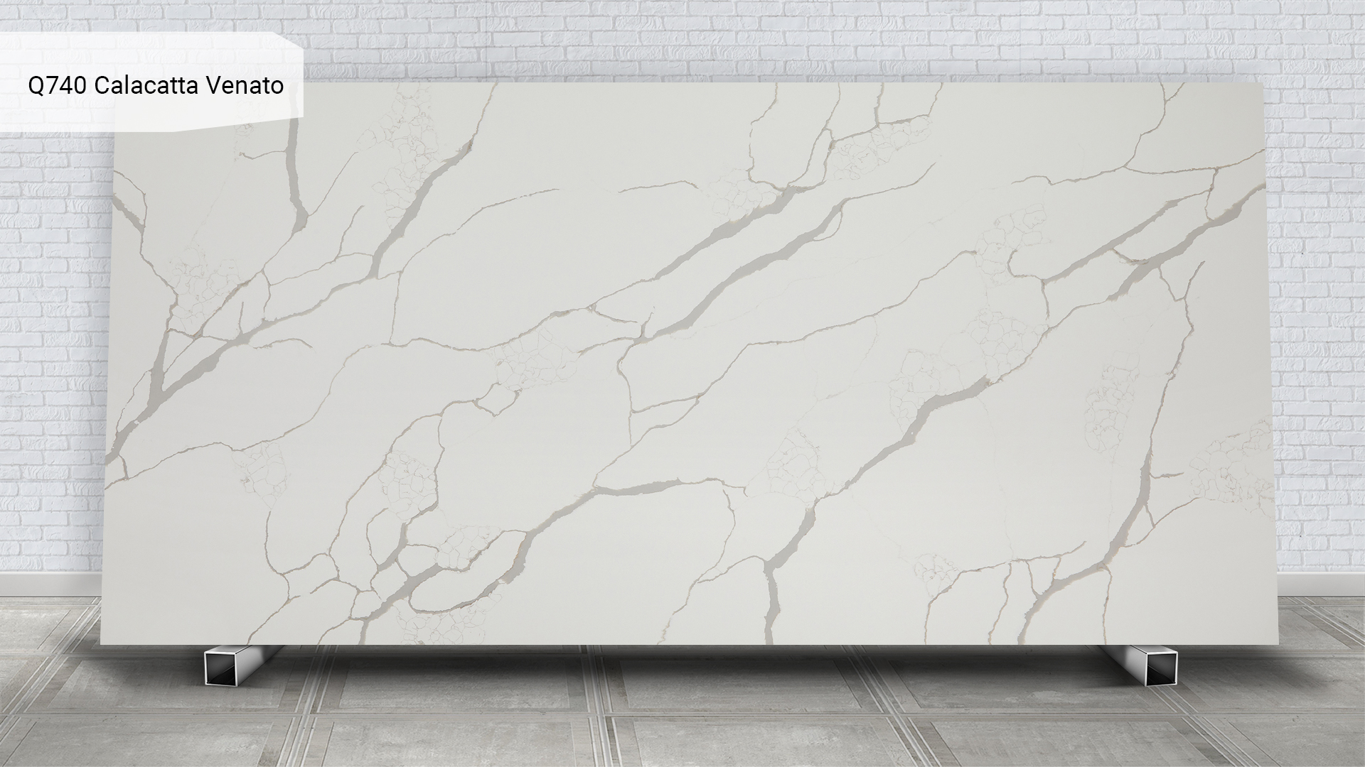 Noblle Quartz Q740 Calacatta Venato