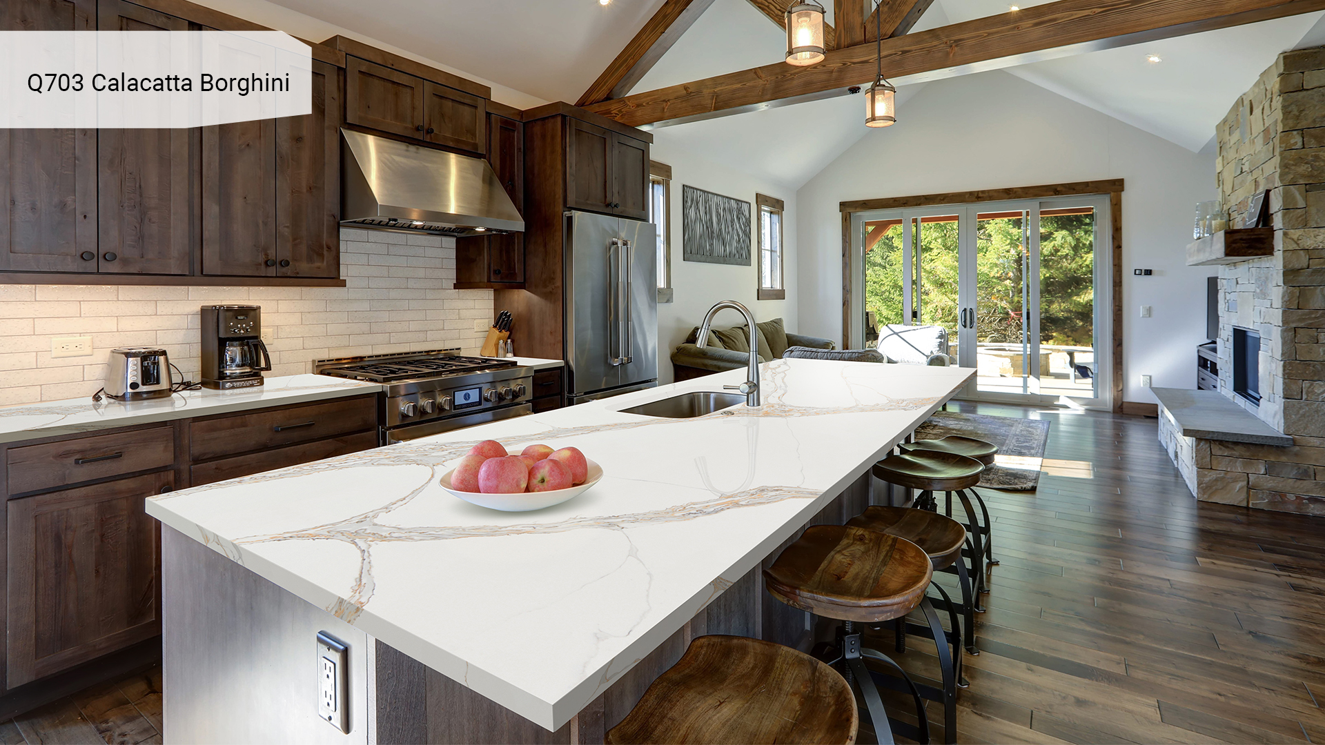 Noble Quartz Q703 Calacatta Borghini