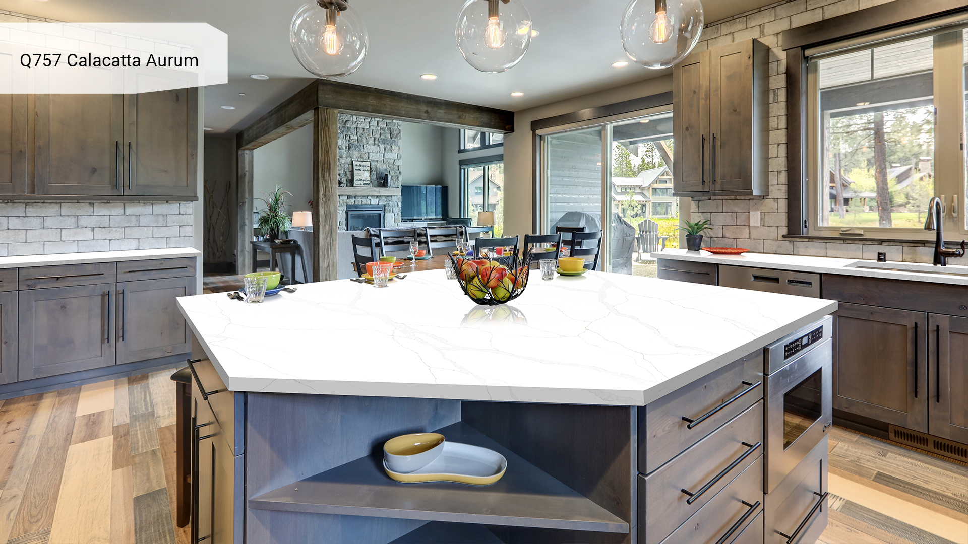 Noble Quartz Q757 Calacatta Aurum