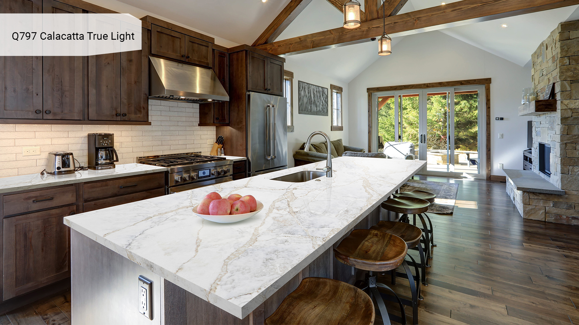 Noble Quartz Q797 Calacatta True Light
