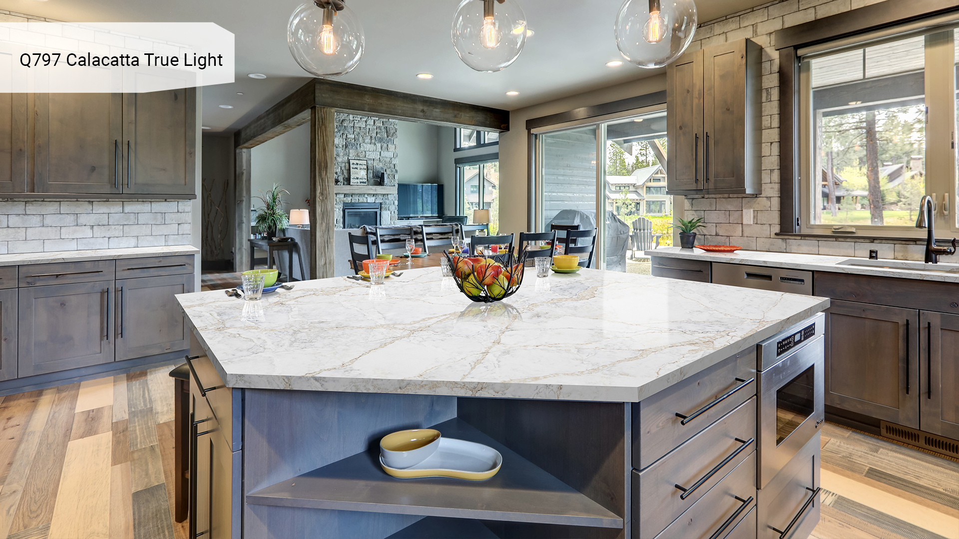 Noble Quartz Q797 Calacatta True Light