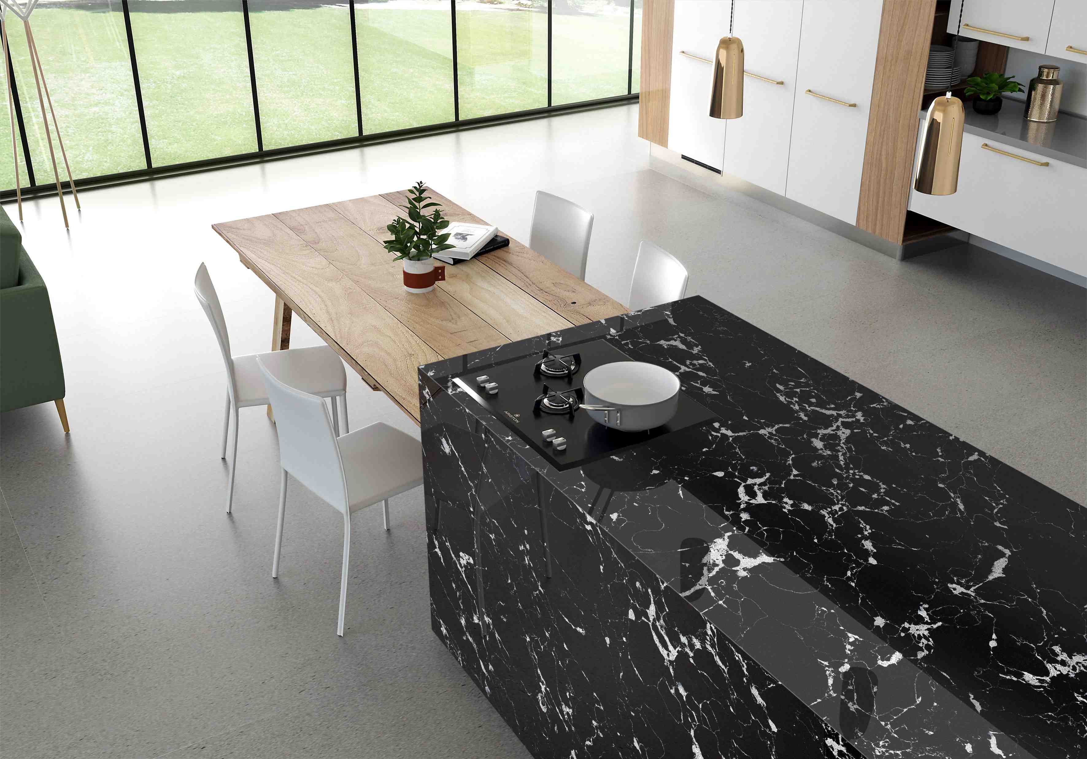 Aleph Stone A78 Arabescato Notte