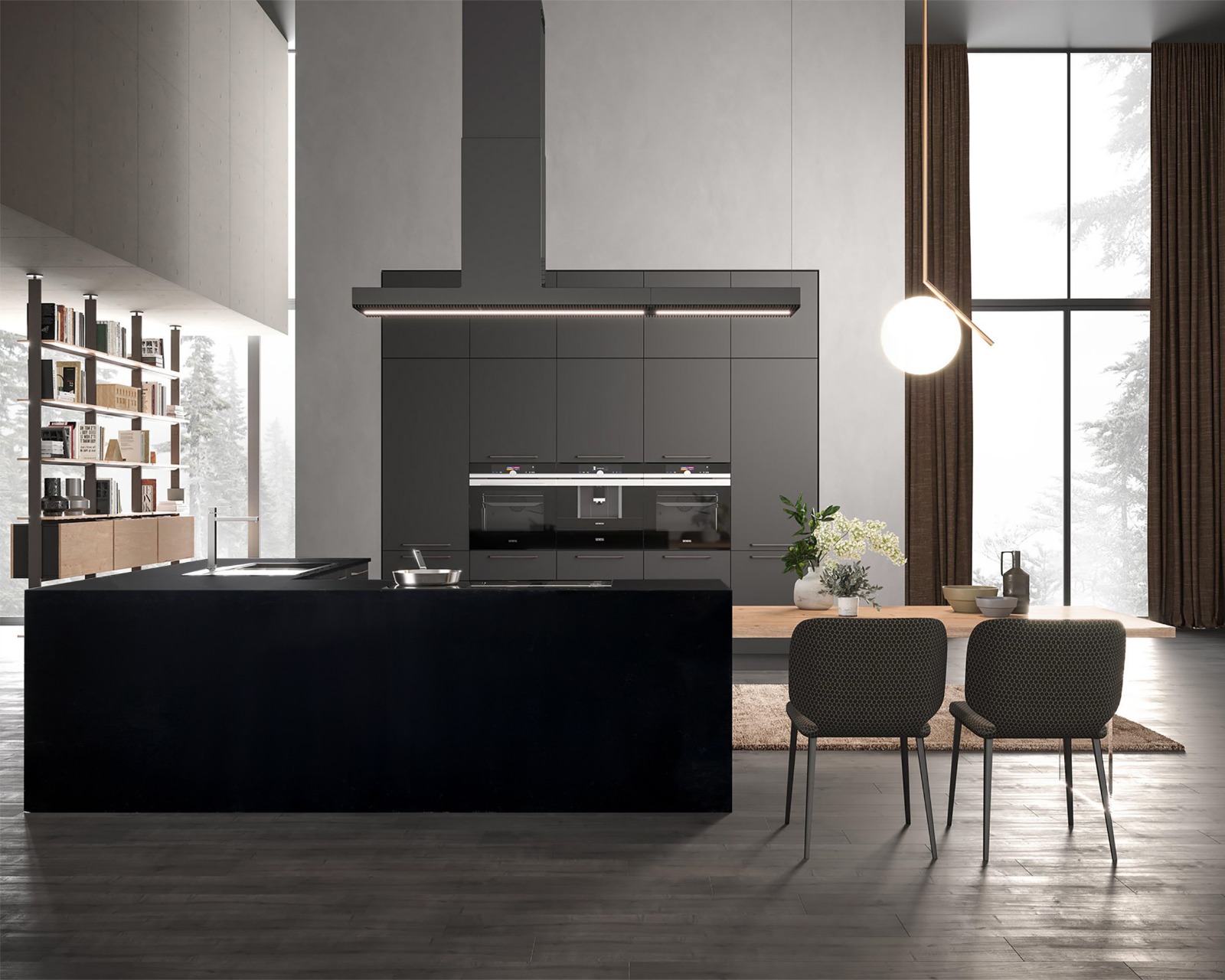 Stratos C8888 Black Leather